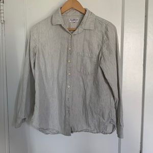 Tradlands button down shirt light grey